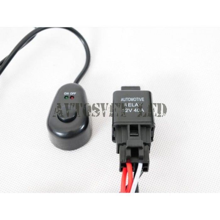 Проводка для подключения диодной балки и фары AS-600-1C, 600 ватт