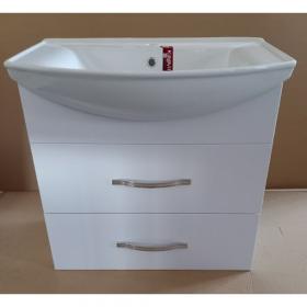 Тумба МЕРЛИ 750 (2ящ.) с ум. СТИЛЬ 750 белый