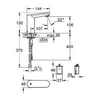 схема Grohe Eurosmart Cosmopolitan E 36330001