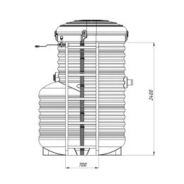 Станция биологической очистки Rostok Aero 2600