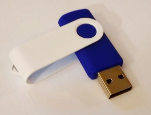 Синие флешки Twist Color 16 Gb