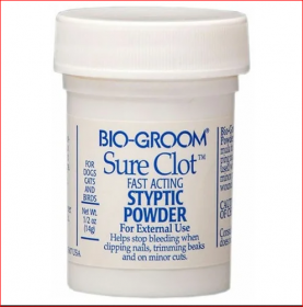 Bio-Groom Sure Clot. Кровоостанавливающая пудра