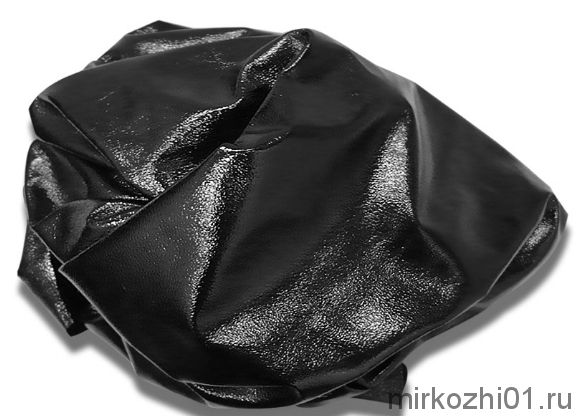 Кожа Лаковая Цвет Черный