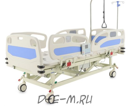 Кровать электрическая Med-Mos DB-2 (MЕ-4059П) (7 функций) со встроенными панелями управления в боковых ограждениях