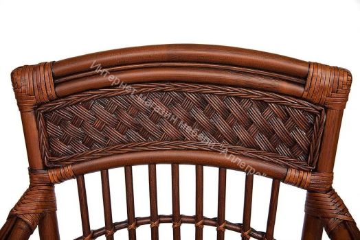 Барный стул Andrea Pecan Washed (античн. орех), Ткань рубчик, цвет кремовый