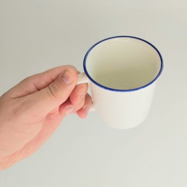 Кружка Nostalgie с синим ободком