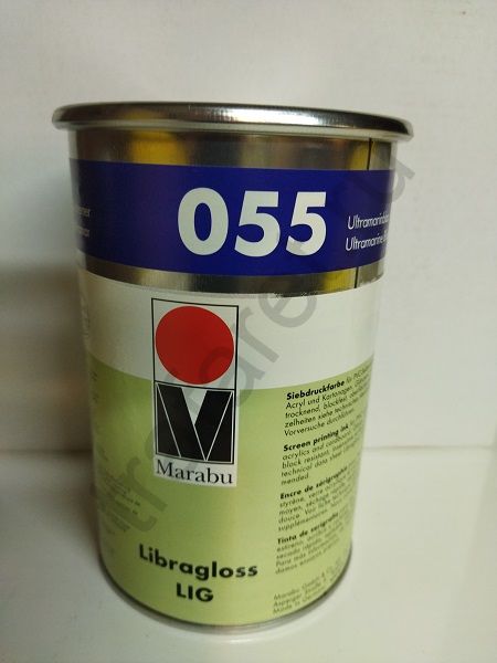 Краска серии  Libragloss LIG 055 Ultramarine Blue  (Синий) 1кг РАСПРОДАЖА