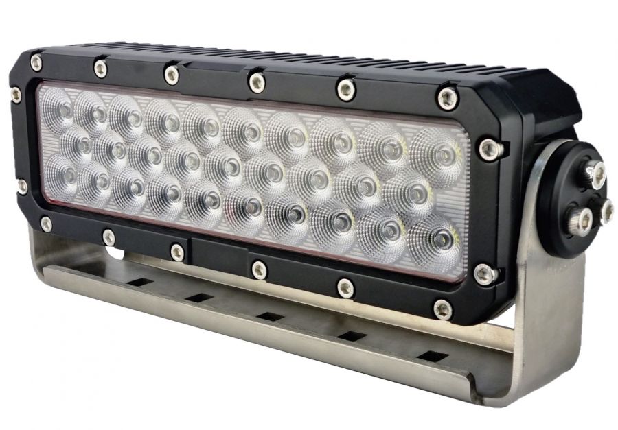 Рабочая светодиодная фара 290 Ватт 29 led Osram 12-24 Вольт ближнего света PRO series прямоугольная