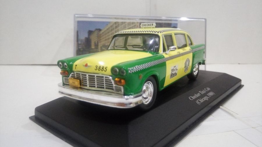 Cheecker taxi cab 2005 Chicago  1980 (IXO-ALTAYA) 1/43