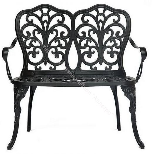Скамья Secret De Maison Symphonie сплав металла/алюминий, черный