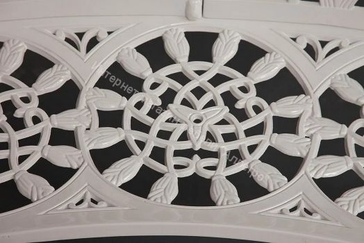 Скамья Secret De Maison Strauss (Штраус) алюминиевый сплав, butter white