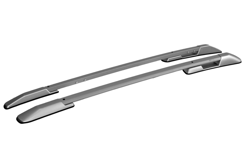 Рейлинги на Hyundai Creta 2021-... серебристый пластик