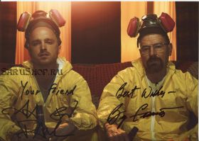 Автографы: Брайан Крэнстон, Аарон Пол. Во все тяжкие / Breaking Bad