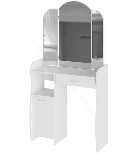 Туалетный столик "София" Т1 (Белый/Белый)