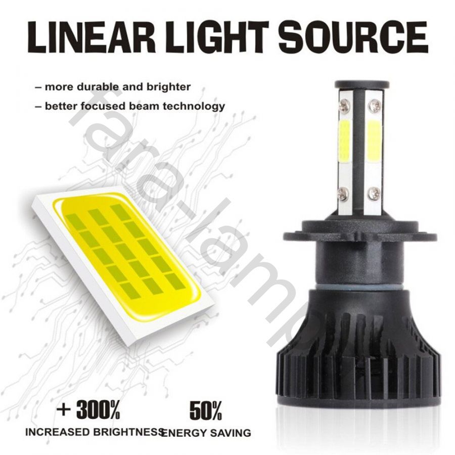 Светодиодная лампа для авто серия X1 цоколь H3