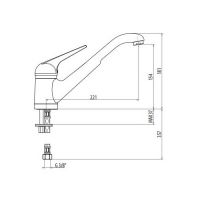 Смеситель для кухни Gattoni H2OMIX6000 60170 схема 2