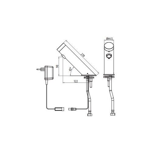 Смеситель для раковины сенсорный Gattoni Gatech GTK10005 ФОТО