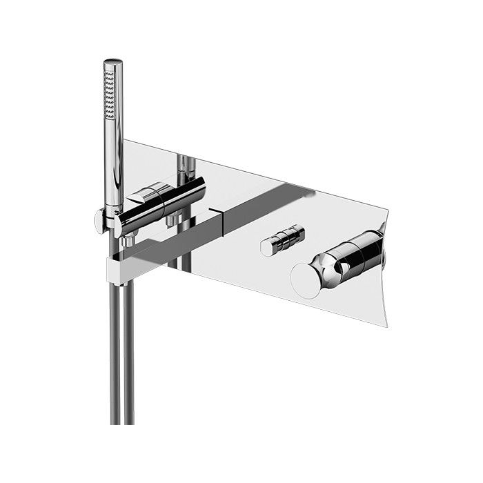 Изображение Смеситель для ванны встраиваемый с ручным душем Gattoni Intersezione 4705