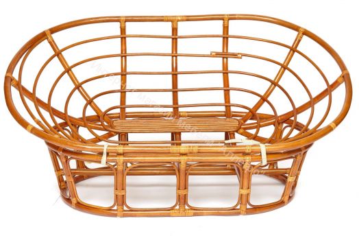 Кресло "MAMASAN" 23/02 W / без подушки / Cognac (коньяк)