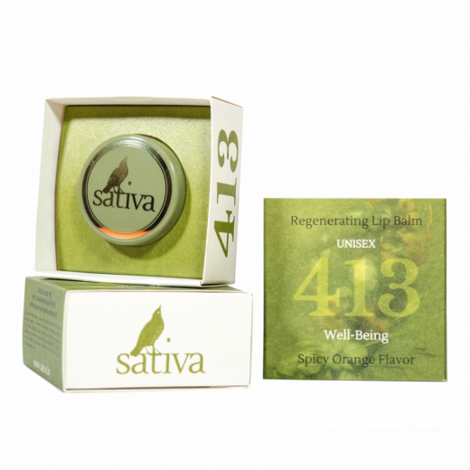 Sativa №413 Бальзам для губ восстанавливающий 8г