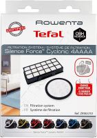 HEPA  фильтр + круглый фильтр в пылесборник к пылесосам TEFAL серии SILENCE FORCE CYCLONIC. Артикул ZR903701.