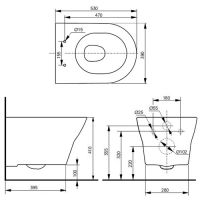 схема унитаз Toto MH CW162Y