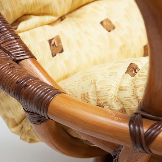 Кресло вращающееся "FLORES" 5005 /без подушки/ Cognac (коньяк)