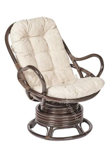 Кресло вращающееся "FLORES" 5005 /без подушки/ Cognac (коньяк)