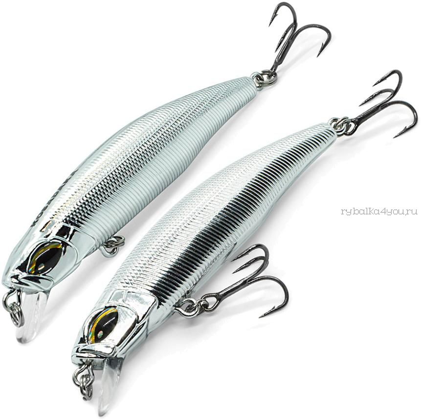 Воблер Kosadaka Tide Minnow XS 75F 7,5 см / 7,7 г / заглубление от 0,2 до 0,5 м / цвет: SIL