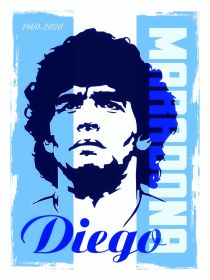 MARADONA. Диего Марадона №2. Постер (плакат). Размер 30х40 см Oz