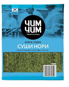 ЧИМ-ЧИМ Морская водоросль 10 листов СУШИ-НОРИ 24г