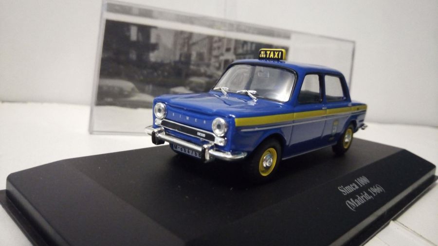 Simca 1000 Madrid 1966 Taxi  (IXO-ALTAYA) 1/43