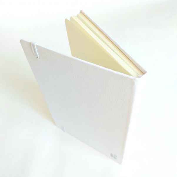 Эко блокнот из RPET Mivaz белый