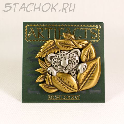 Брошь "Леопардик в джунглях" (JJ США)