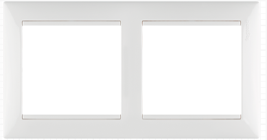 Рамка на 2 поста белая Legrand Valena
