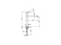 Смеситель для кухни Cisal Kitchen A3001580 схема 2