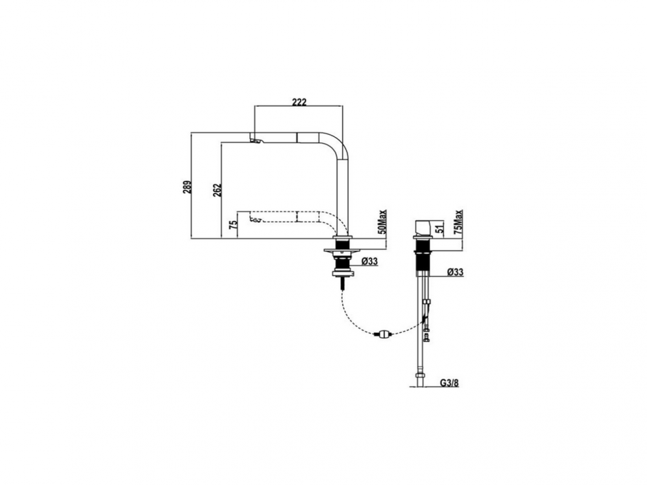 Смеситель для кухни Cisal Kitchen LC000090 ФОТО