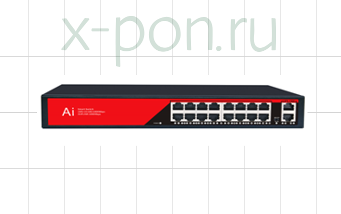 Коммутатор DPTEK Gigabit DK2000-18T 18 портов 10/100/1000M RJ45 корпус металл