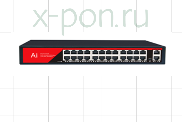 Коммутатор DPTEK Gigabit DK2000-26T 26 портов 10/100/1000M RJ45, корпус металл