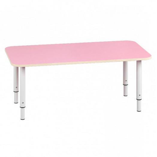 РСН-0012-04 Стол прямоугольный регулируемый Цвет: Розовый