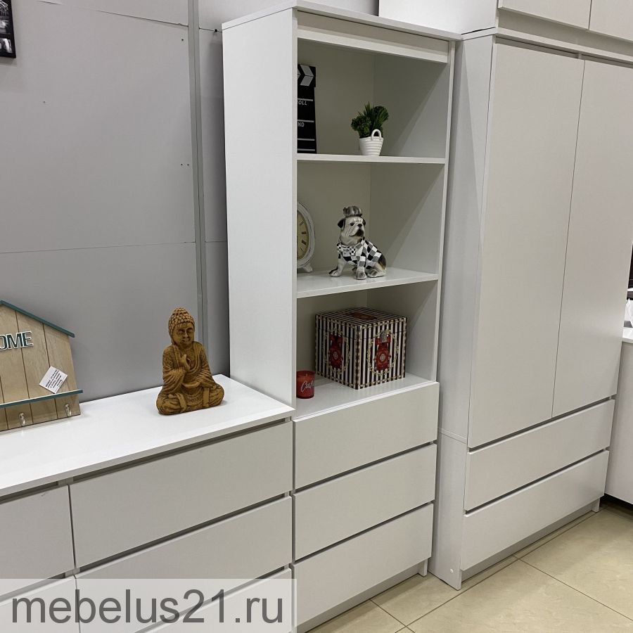 Стеллаж Норд 600 Белый