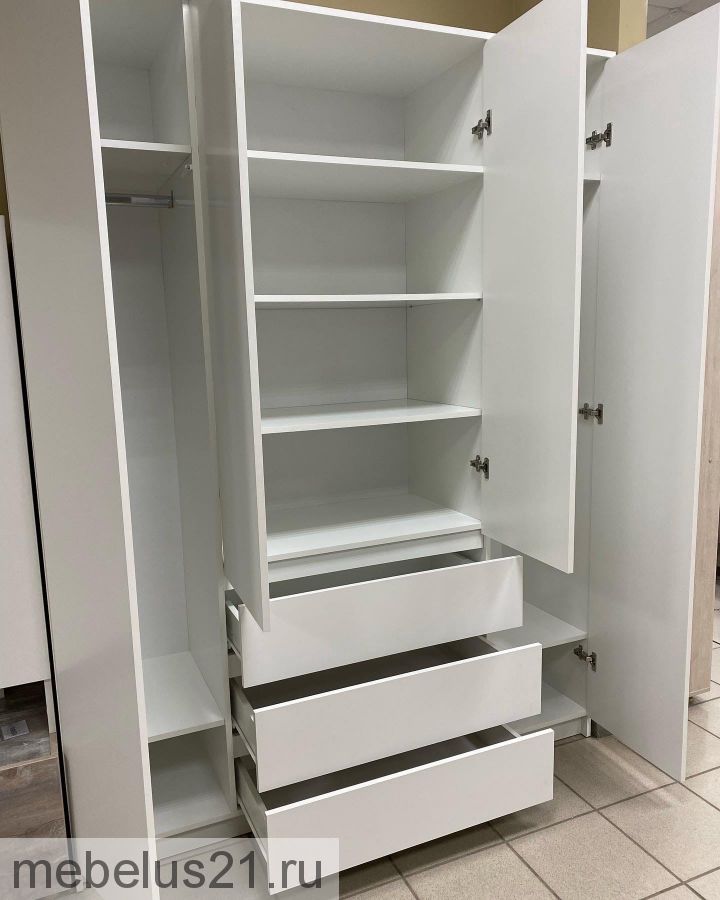 Шкаф Норд 1600 мм Белый