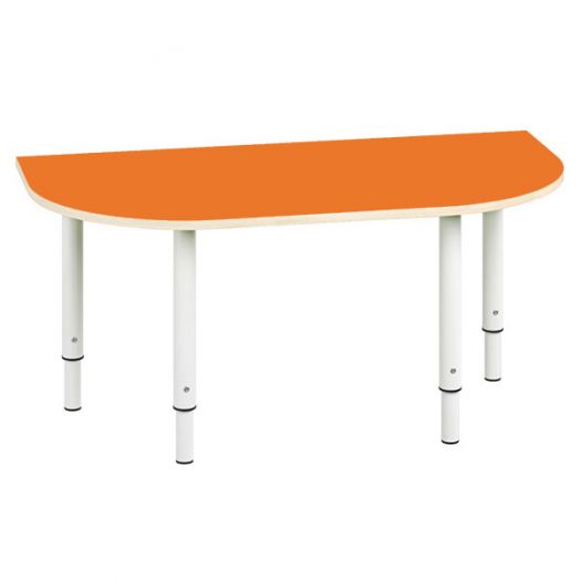 РСН-0009-09 Стол закругленный регулируемый Цвет: Оранжевый