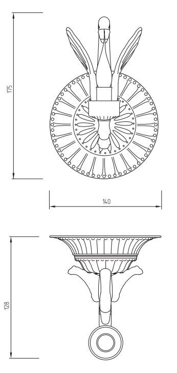 Светильник одинарный Migliore Luxor 2614 ФОТО