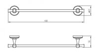 Полотенцедержатель Migliore Fortuna 276 схема 6