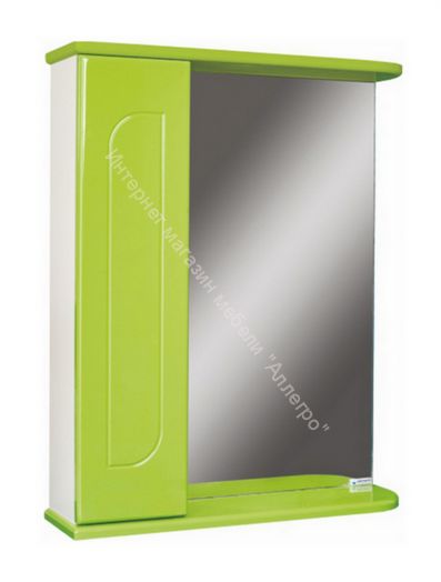 Шкаф-зеркало Радуга Яблоко 55 левый/правый АЙСБЕРГ