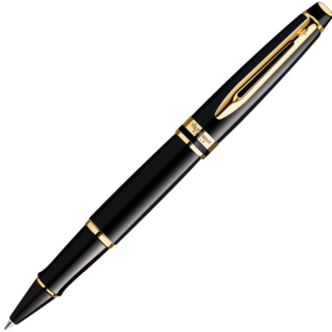 Waterman Expert - Black GT, ручка-роллер, F, BL