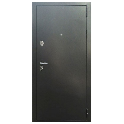 Дверь входная металлическая Great Doors H5 Серебро Антик  Зеркало Мини ФЛЗ-120 Бетон Светлый