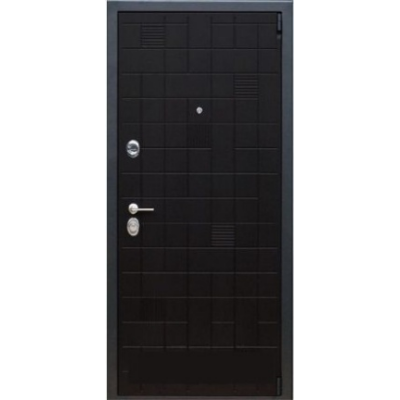 Дверь входная металлическая Great Doors H12 Тетрис Ясень Черный ФЛ-291 Софт Шампань