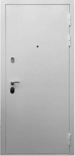 Дверь входная металлическая Great Doors H5 Шагрень Белая Зеркало Макси Венге